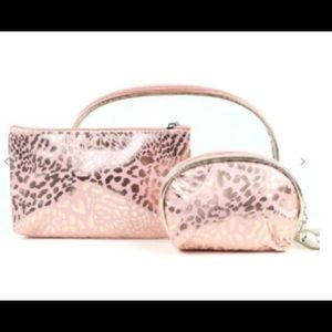3 piece cosmetic bag set